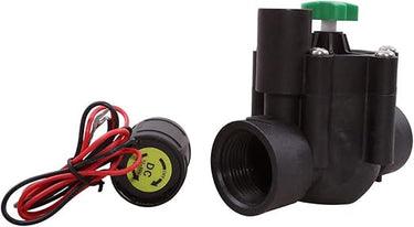 Aqualin Válvula de riego industrial de 3/4 pulgadas, 12-15 V CC, válvulas solenoides para controlador de jardín